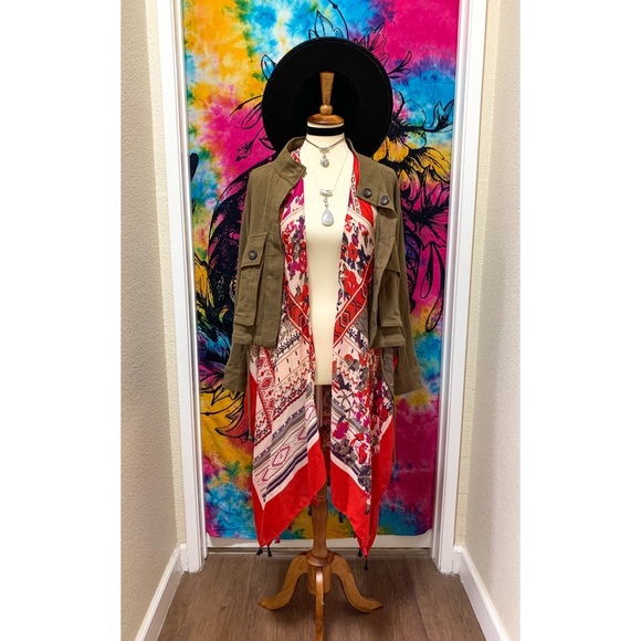 🌈 Beautiful summer boho kimono - Picture 9 of 11